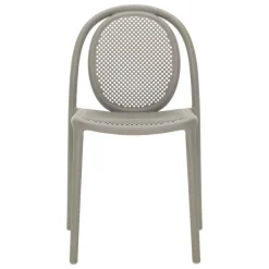 Pedrali Remind 3730r chair, recycled plastic, grey
