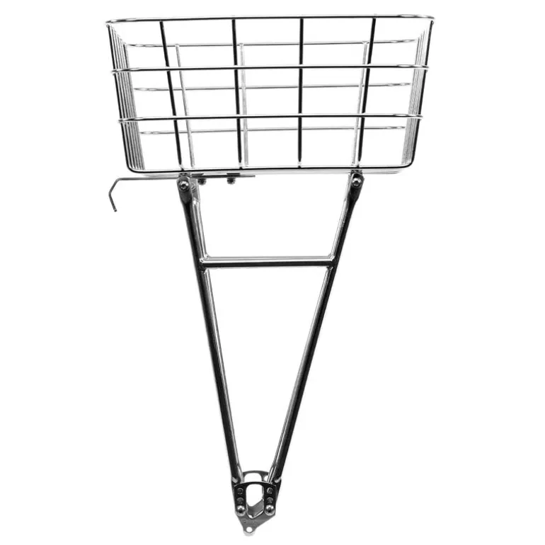 Pelago Bicycles Rasket front rack/basket, polished stainless steel