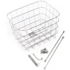 Pelago Bicycles Stainless Front Basket, polished stainless steel