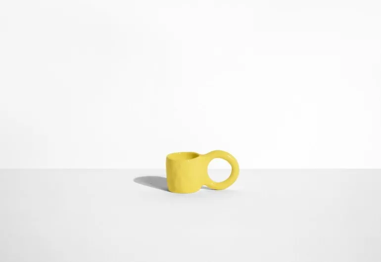 Petite Friture Donut espresso cup, 2 pcs, lemon