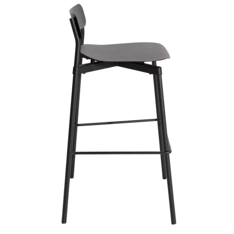 Petite Friture Fromme bar stool, 75 cm, black