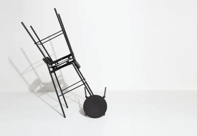 Petite Friture Fromme bar stool, 75 cm, black