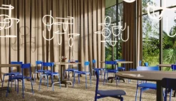 Petite Friture Fromme chair, blue