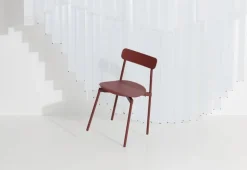 Petite Friture Fromme chair, brown red