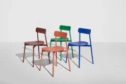 Petite Friture Fromme chair, brown red