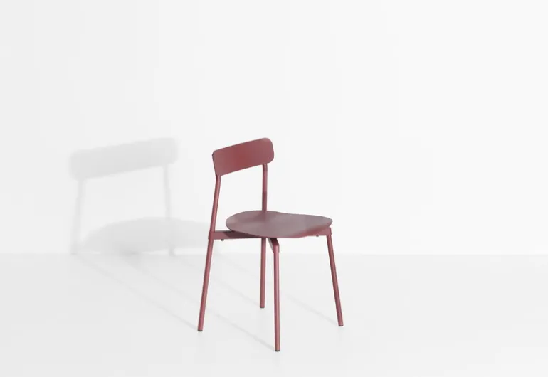 Petite Friture Fromme chair, brown red