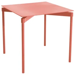 Petite Friture Fromme dining table, 70 x 70 cm, coral