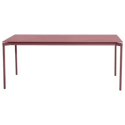Petite Friture Fromme dining table, 90 x 180 cm, brown red