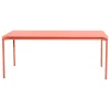 Petite Friture Fromme dining table, 90 x 180 cm, coral