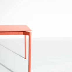 Petite Friture Fromme dining table, 90 x 180 cm, coral