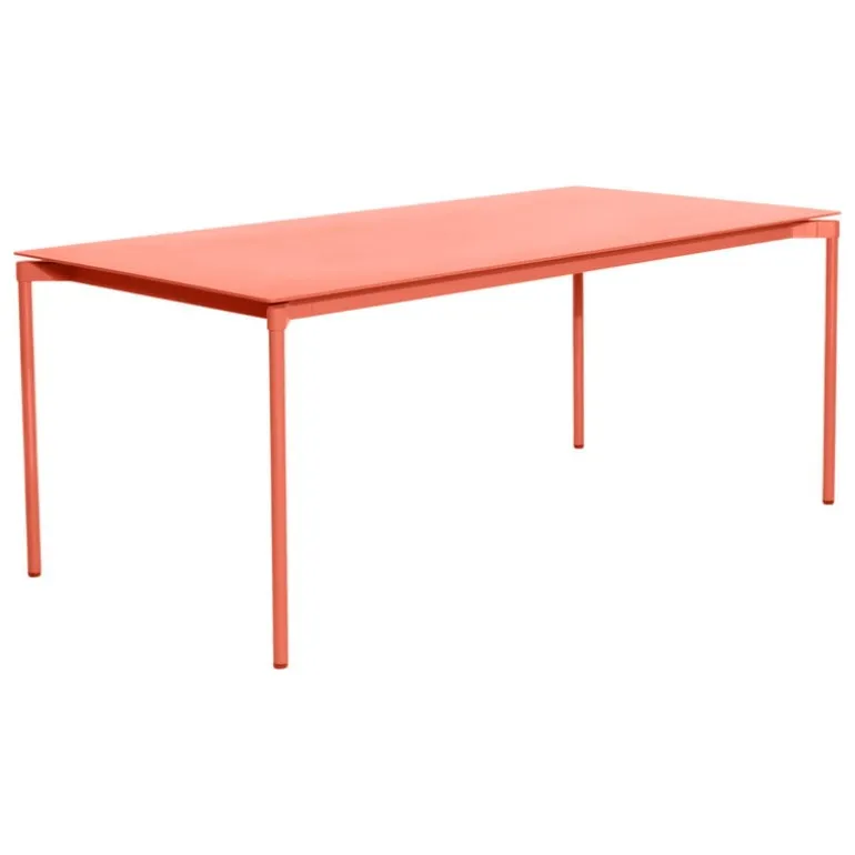 Petite Friture Fromme dining table, 90 x 180 cm, coral