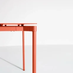 Petite Friture Fromme dining table, 90 x 180 cm, coral