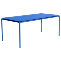 Petite Friture Fromme dining table, 90 x 180 cm, blue