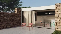 Petite Friture Fromme lounge chair, brown red