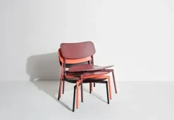 Petite Friture Fromme lounge chair, coral