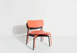 Petite Friture Fromme lounge chair, coral