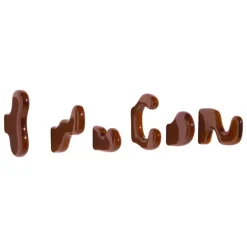 Petite Friture Klump wall hook, kit of 2, brown