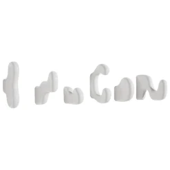 Petite Friture Klump wall hook, kit of 2, white