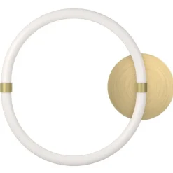 Petite Friture Unseen O wall lamp, brass