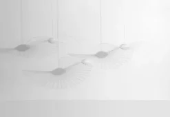 Petite Friture Vertigo Nova pendant, 140 cm, white