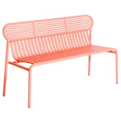 Petite Friture Week-end bench, coral