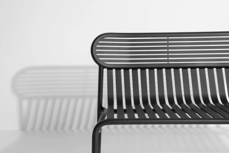 Petite Friture Week-end bench, black