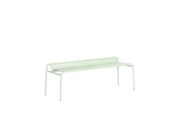 Petite Friture Week-end bench without back, pastel green