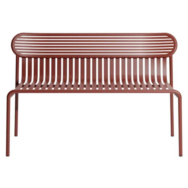 Petite Friture Week-end bench, brown red
