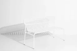 Petite Friture Week-end bench, white