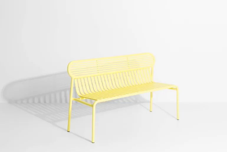 Petite Friture Week-end bench, yellow