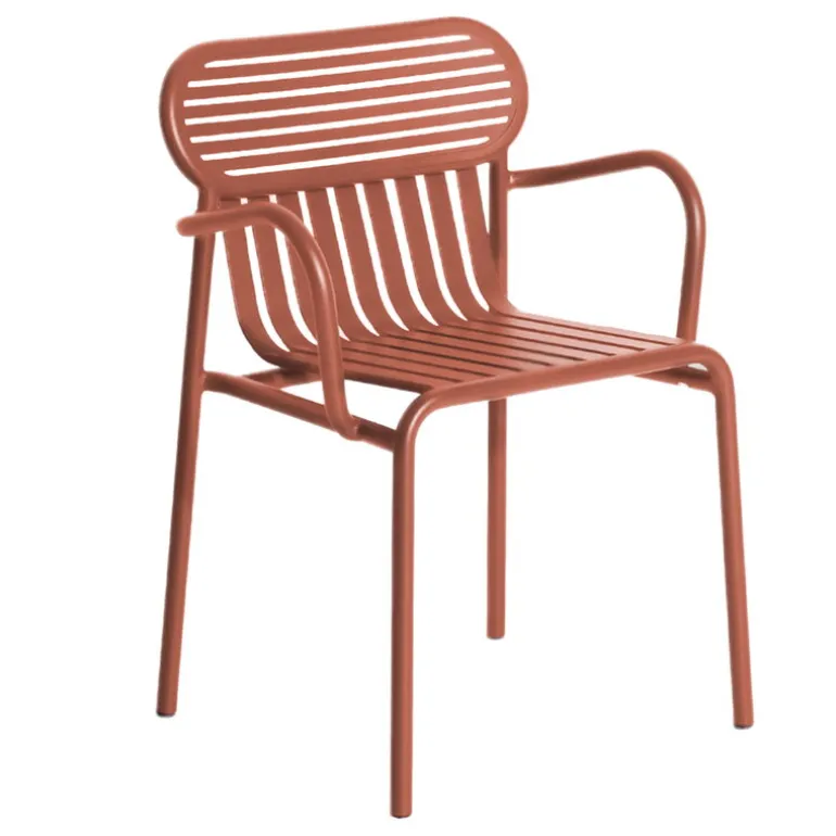 Petite Friture Week-end bridge chair, terracotta