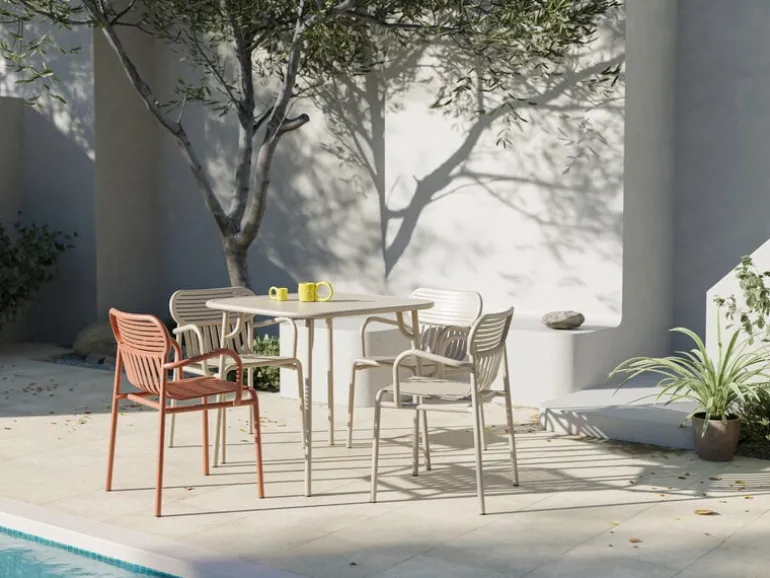 Petite Friture Week-end bridge chair, terracotta