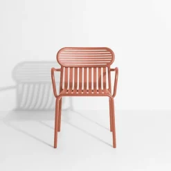 Petite Friture Week-end bridge chair, terracotta