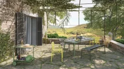 Petite Friture Week-end bridge chair, yellow