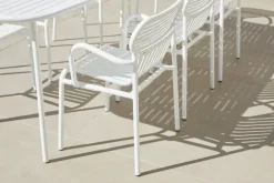 Petite Friture Week-end bridge chair, white