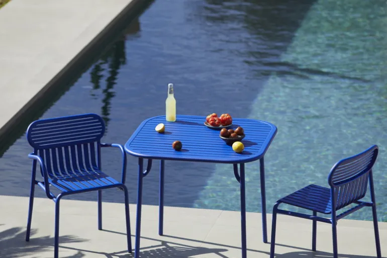 Petite Friture Week-end bridge chair, blue