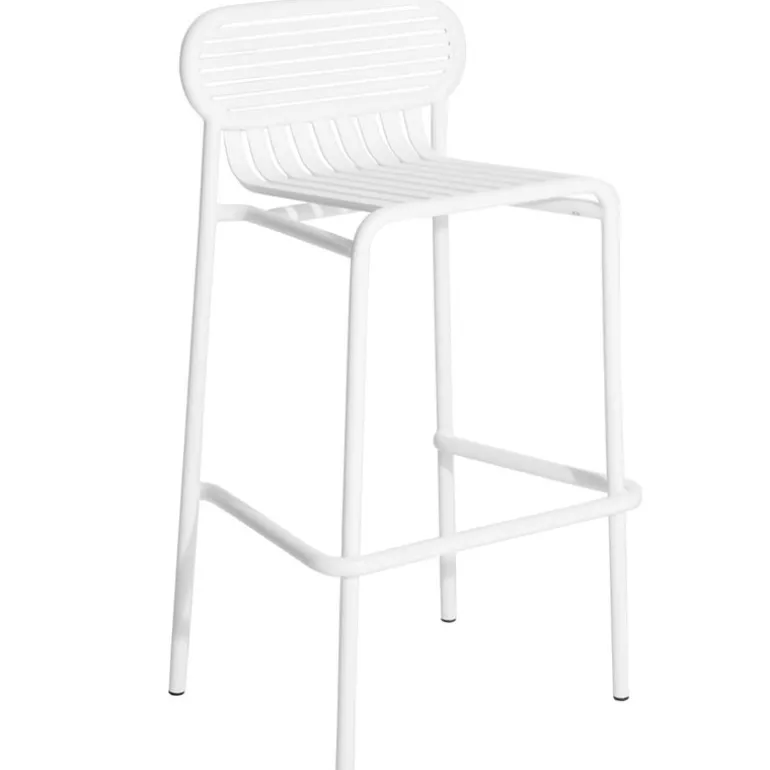 Petite Friture Week-end high stool, white