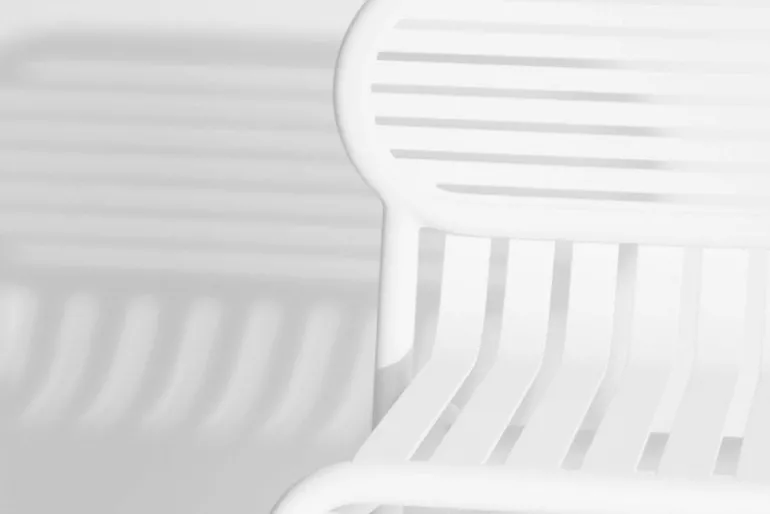 Petite Friture Week-end high stool, white