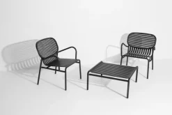 Petite Friture Week-end lounge chair, black