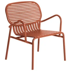 Petite Friture Week-end lounge chair, terracotta