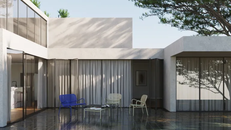 Petite Friture Week-end lounge chair, dune