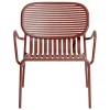 Petite Friture Week-end lounge chair, brown red