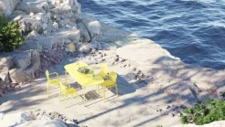 Petite Friture Week-end lounge chair, yellow