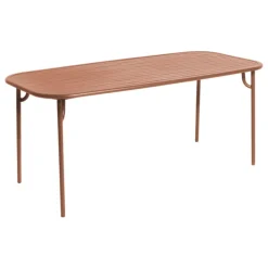 Petite Friture Week-end table,  85 x 180 cm, terracotta