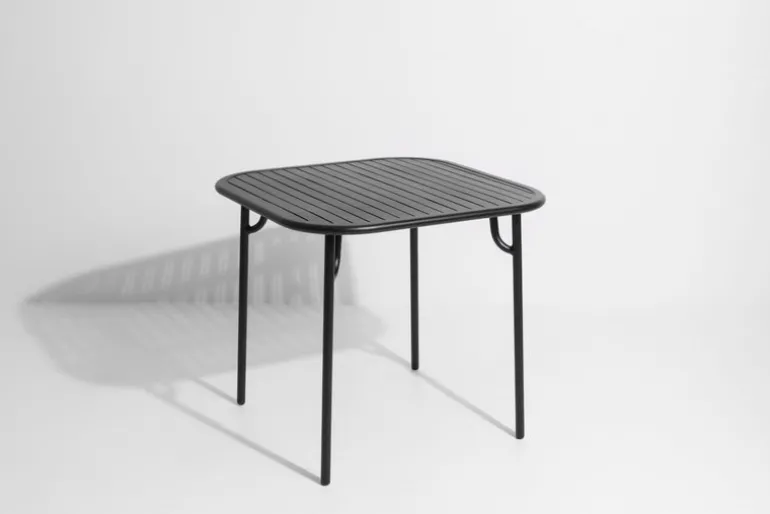 Petite Friture Week-end table, 85 x 85 cm, black