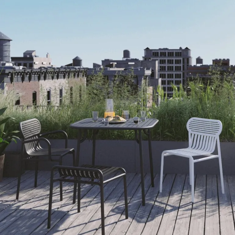 Petite Friture Week-end table, 85 x 85 cm, black