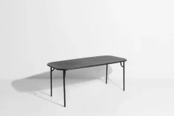 Petite Friture Week-end table, 85 x 180 cm, black