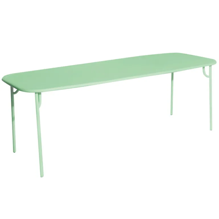 Petite Friture Week-end table, 85 x 220 cm, pastel green