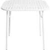 Petite Friture Week-end table, 85 x 85 cm, white