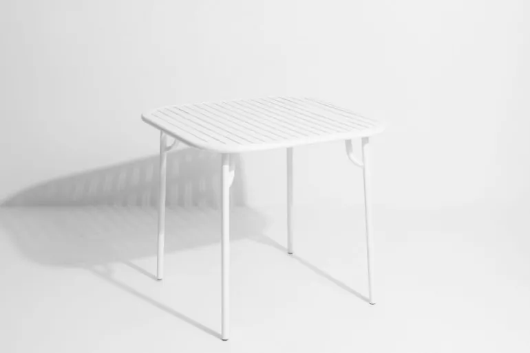 Petite Friture Week-end table, 85 x 85 cm, white